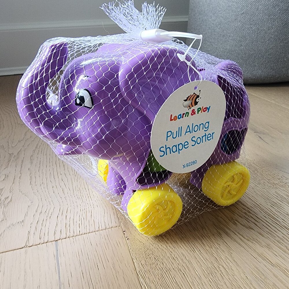 NWT Elephant Shape Sorter toy